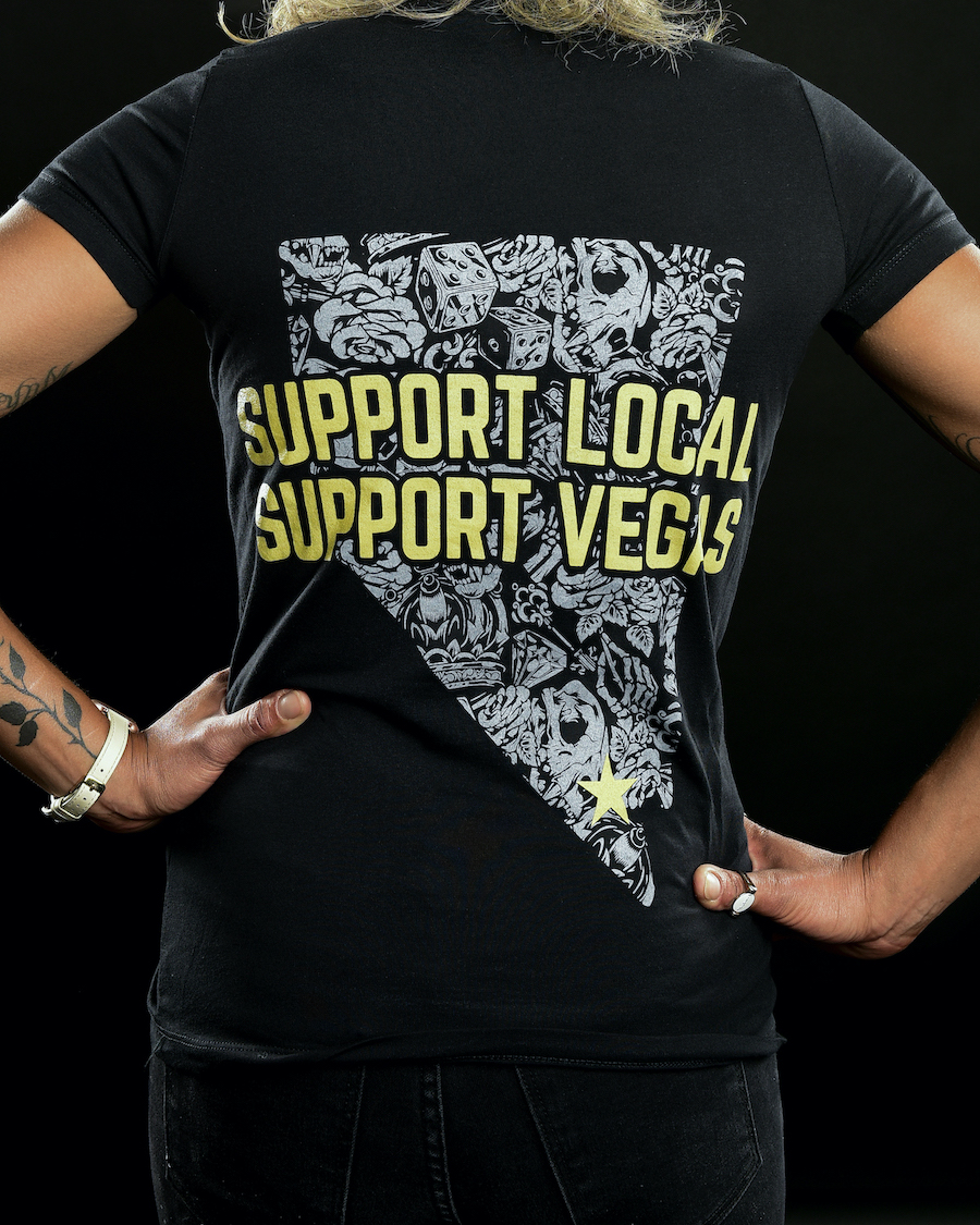 Support Local Tee Ladies Back